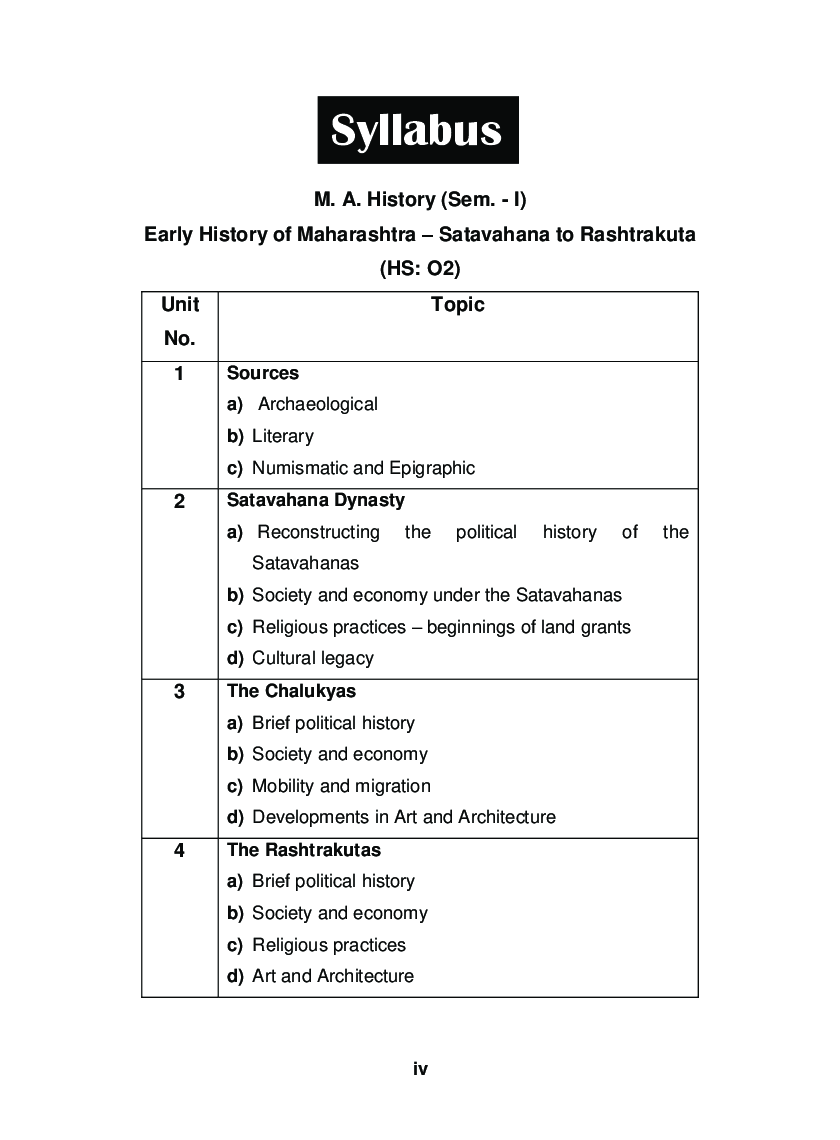 History (Early History Of Maharashtra Satavahana To Rashtrakuta) - Page 5
