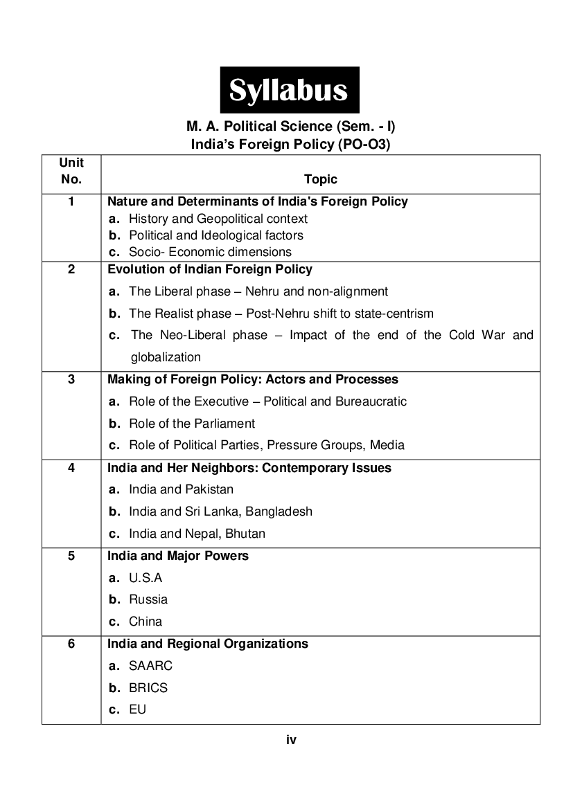 Political Science India’s Foreign Policy - Page 5