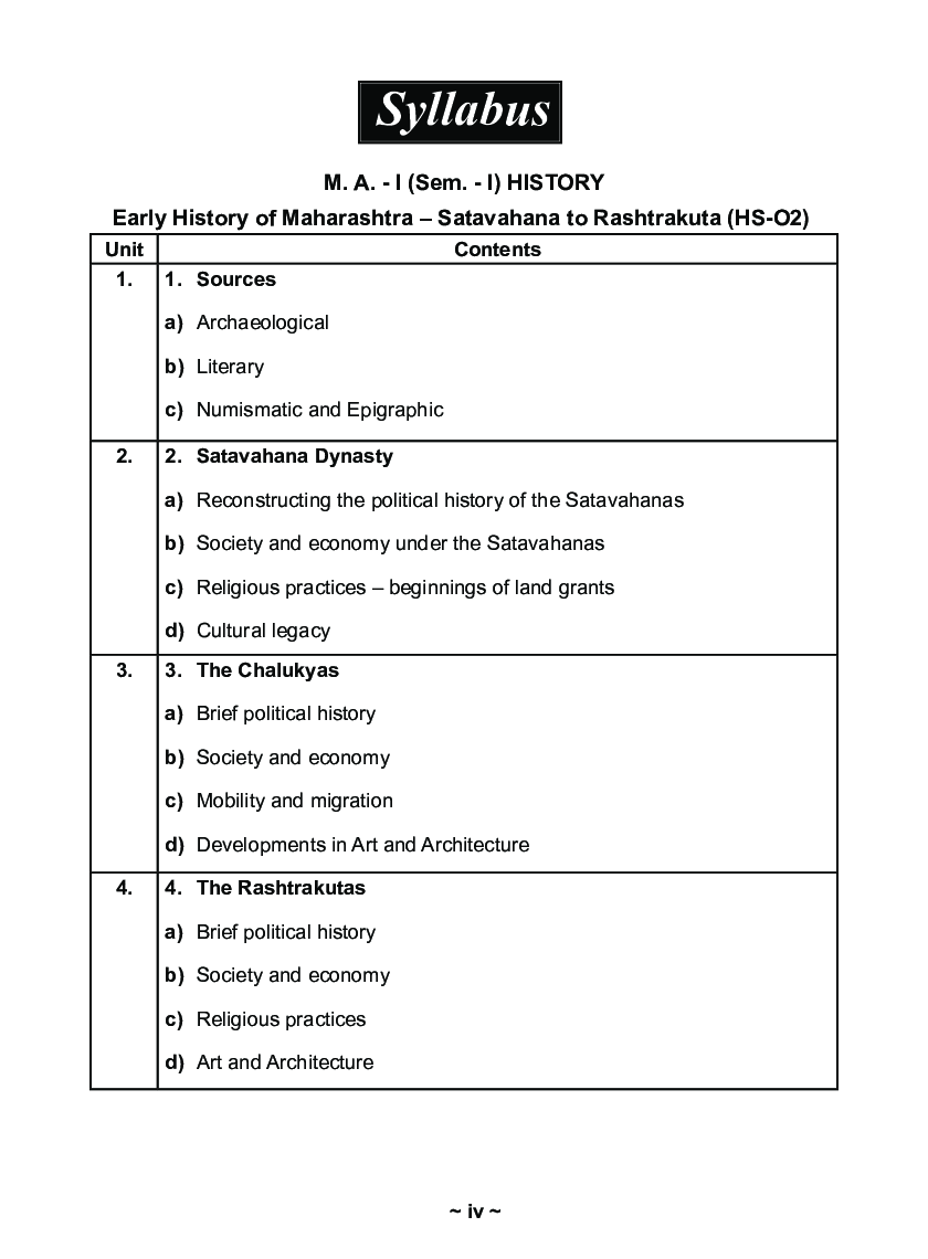 इतिहास, प्रारंभिक महाराष्ट्राचा इतिहास  - Page 5