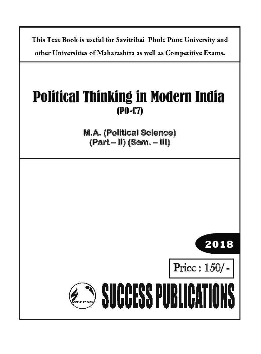 Political Thinking In Modern India - Page 2