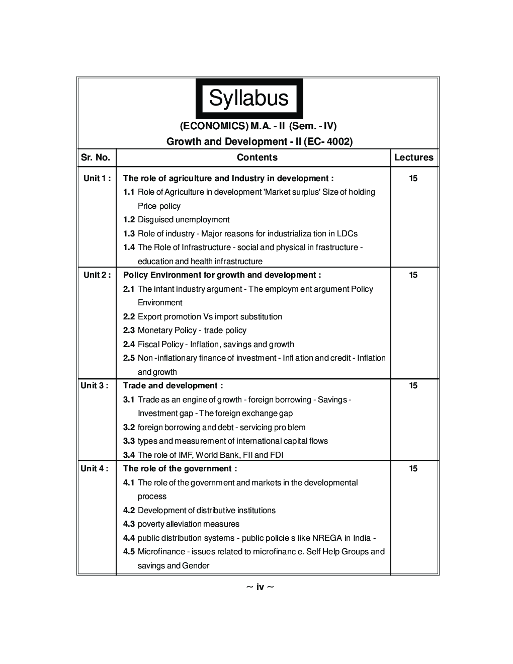 अर्थशास्त्र (वृध्दि आणि विकास - II) - Page 5