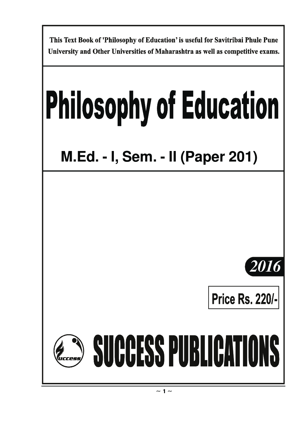 Philosophy Of Education - Page 2