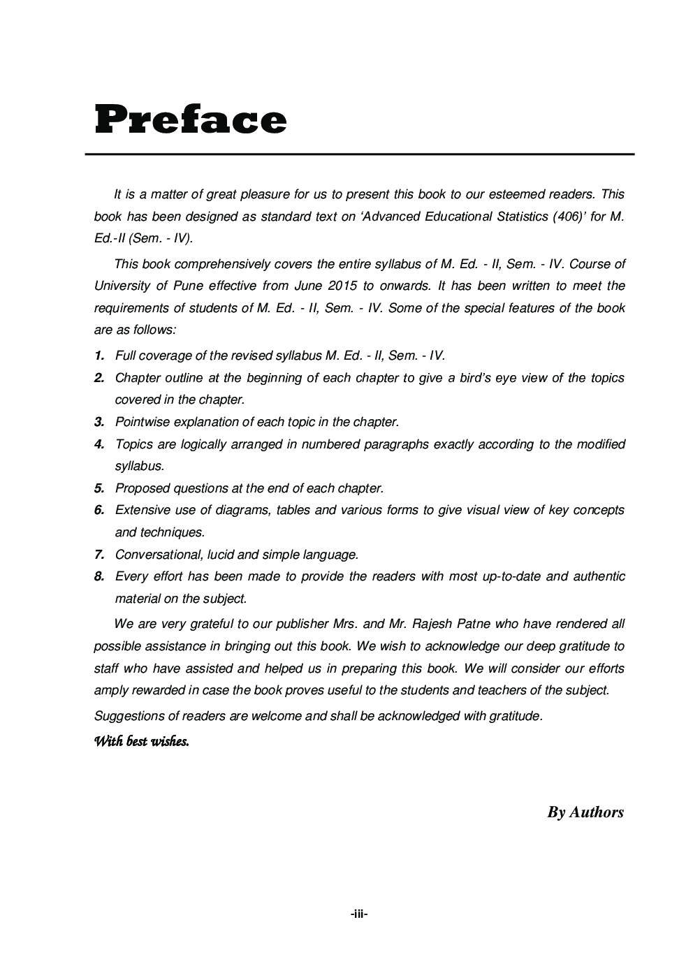 Advanced Educational Statistics - Page 4