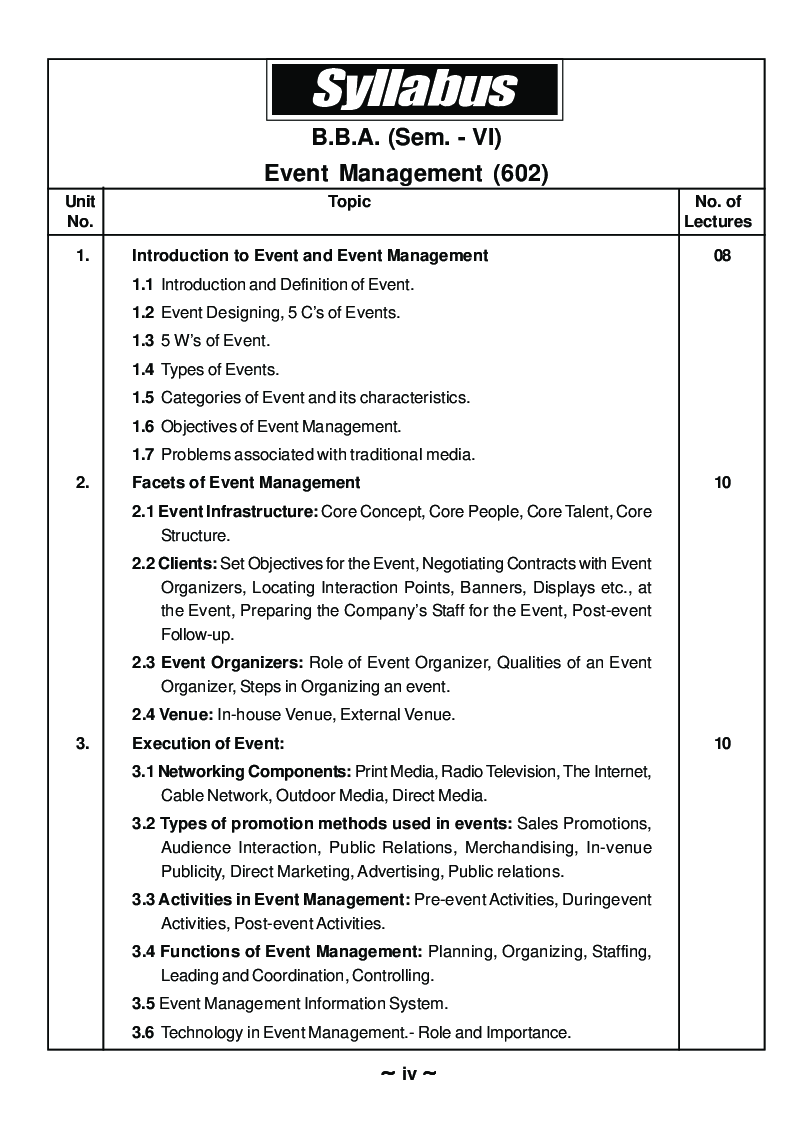 Event Management - Page 5