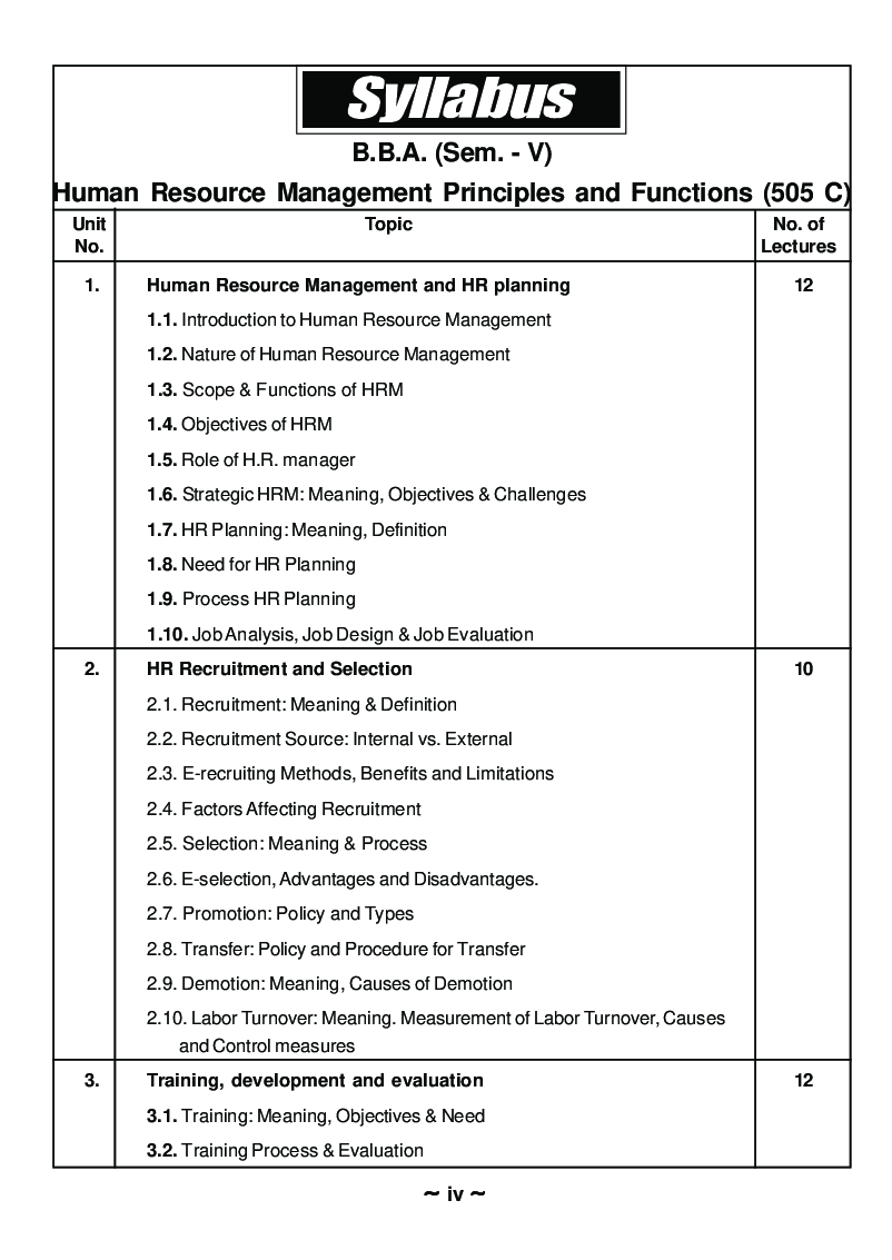 Human Resource Management Principals And Function - Page 5