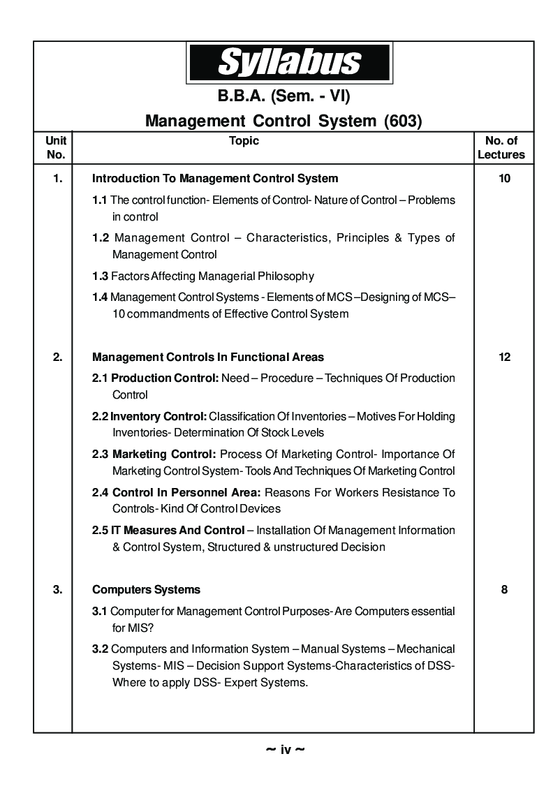 Management Control System - Page 5