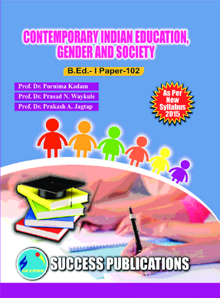 Contemporary Indian Education, Gender And Society - Page 1