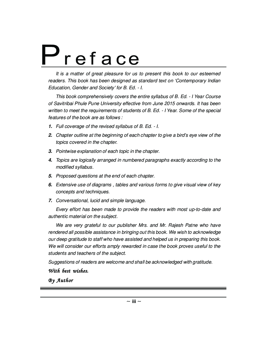 Contemporary Indian Education, Gender And Society - Page 4