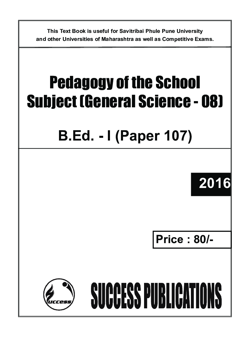 Pedagogy Of The School Subject (General Science) - Page 2