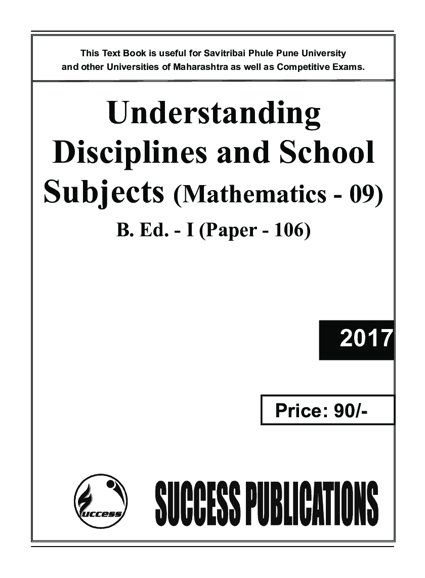 Pedagogy Of The School Subject (Mathematics) - Page 2