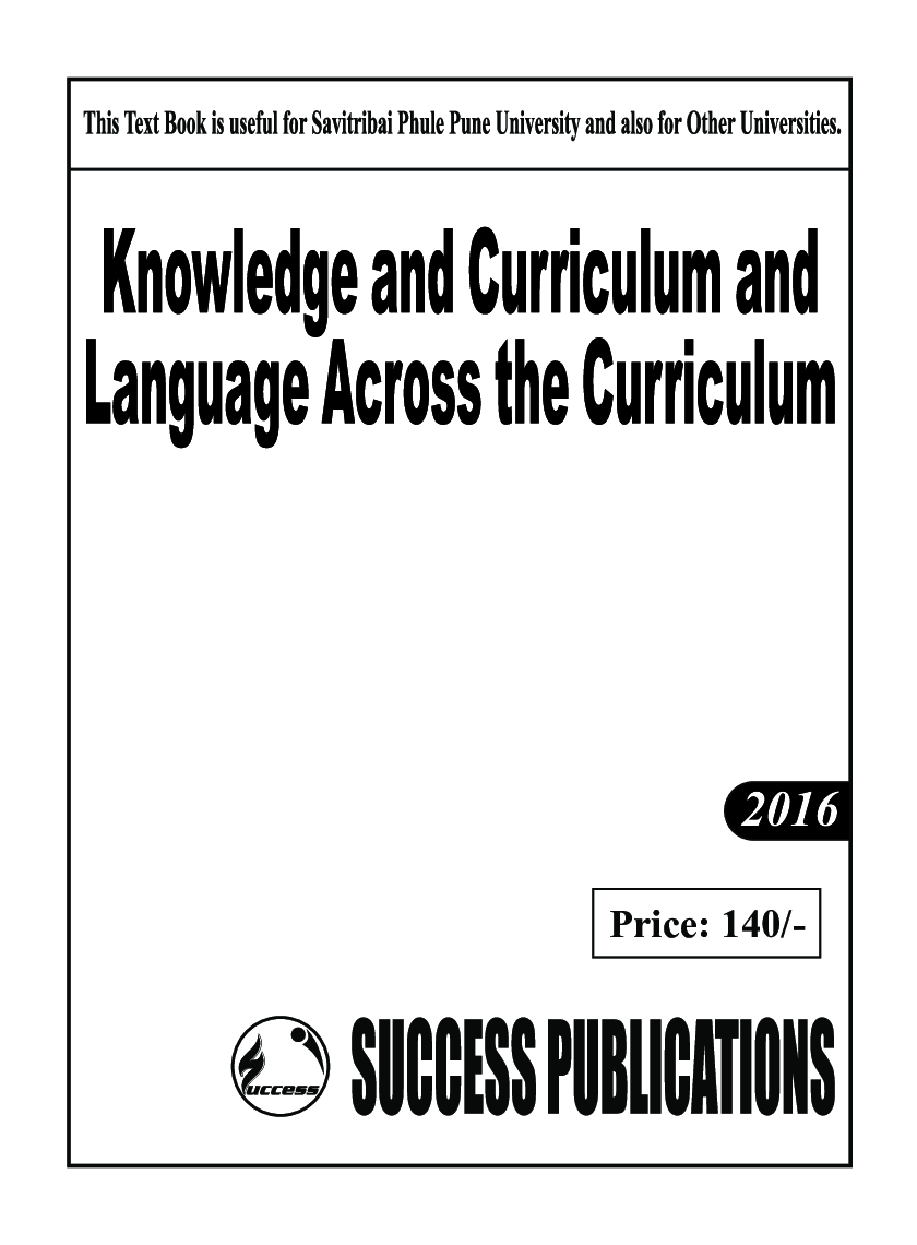 Knowledge And Curriculum And Language Across The Curriculum - Page 2