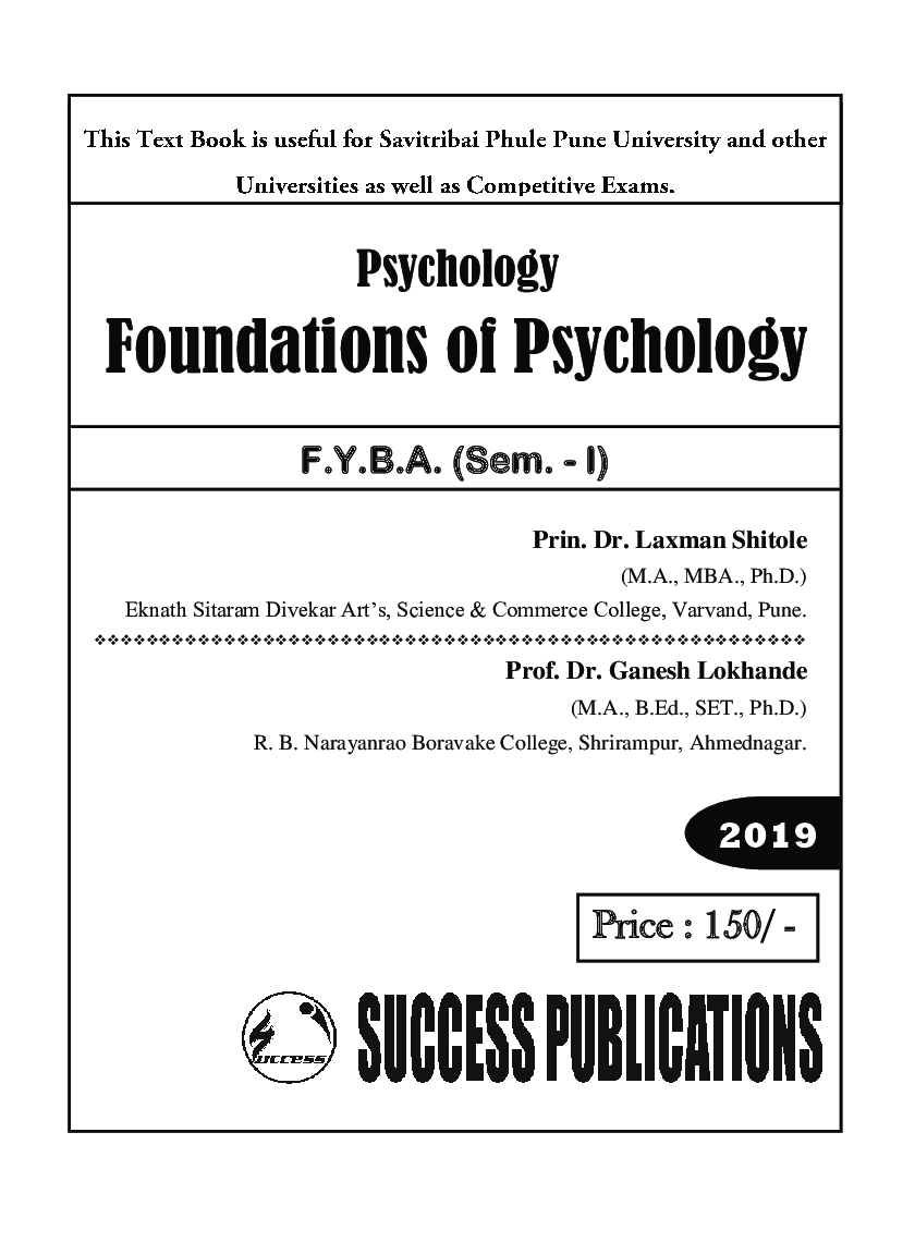 Foundations Of Psychology - Page 2