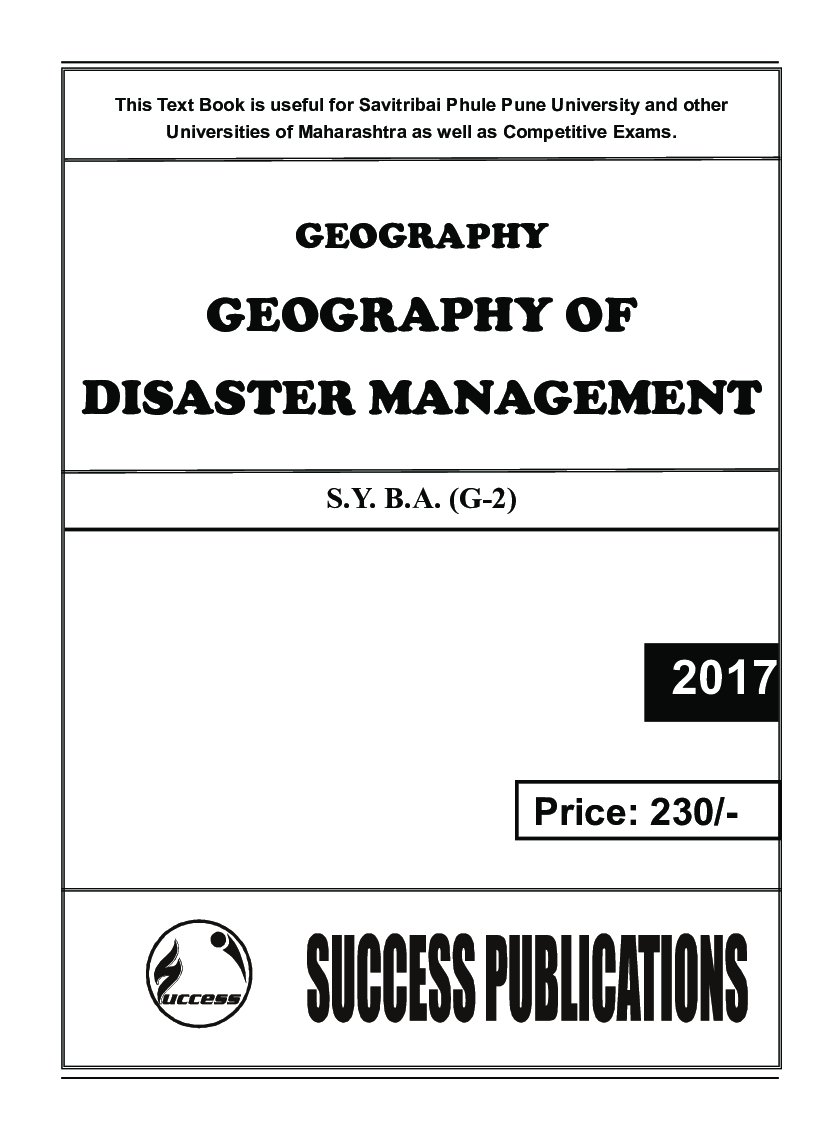 Geography (Geography Of Disaster Management) - Page 2