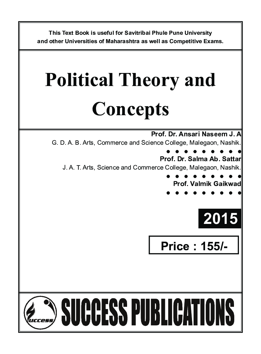 Political Theory And Concepts - Page 2