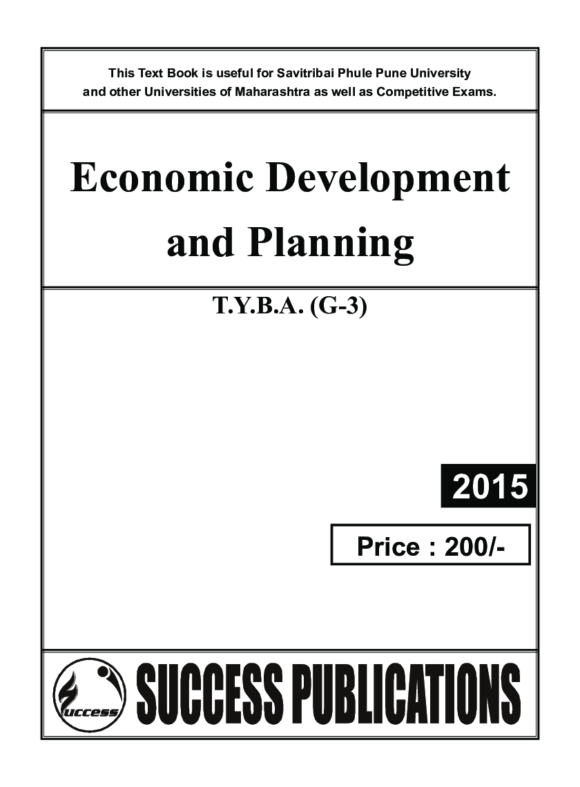 Economic Development And Planning - Page 2