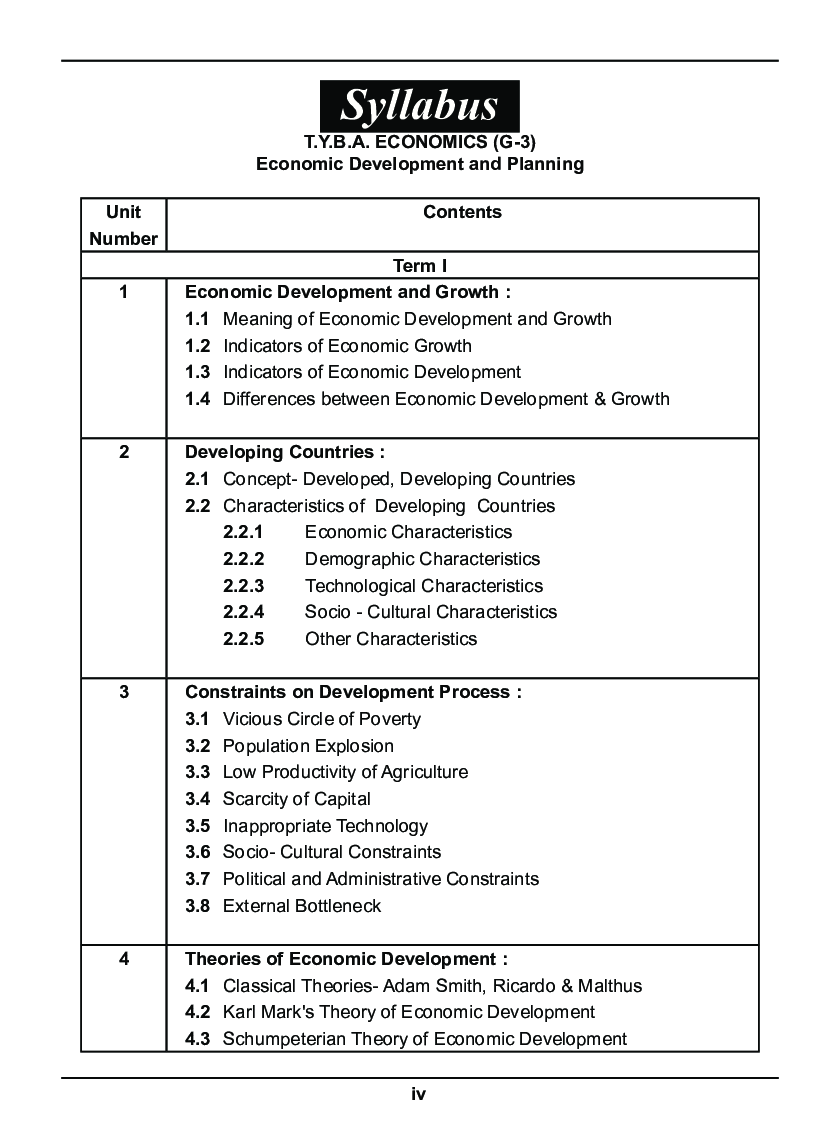 Economic Development And Planning - Page 5