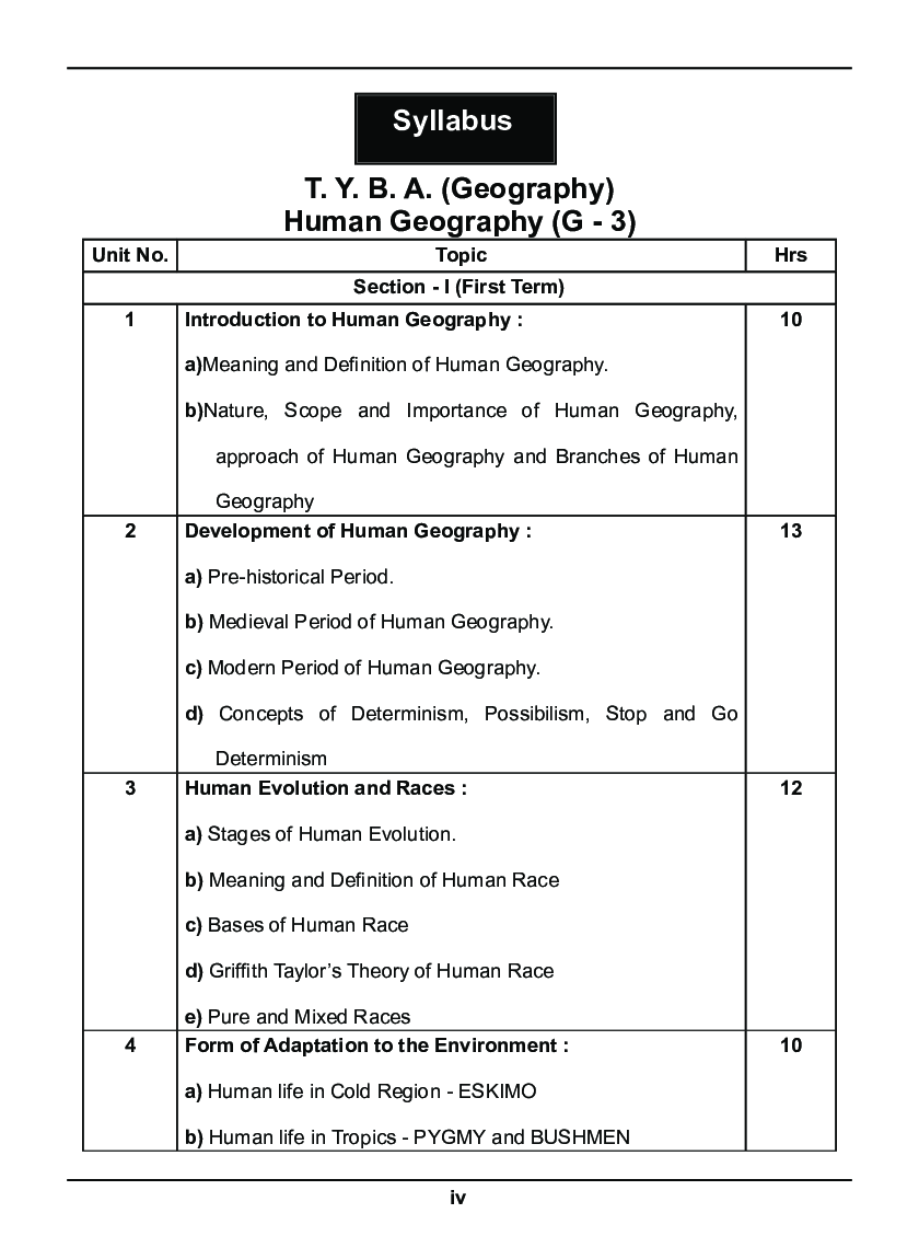 Geography (Human Geography) - Page 5