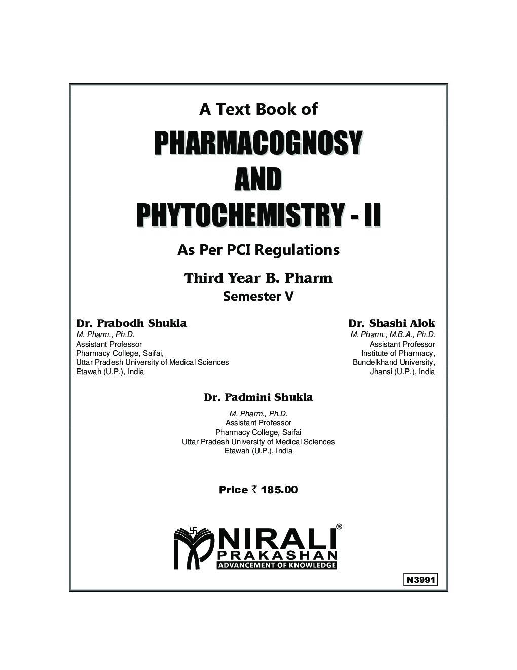 Pharmacognosy And Phytochemistry - II - Page 2