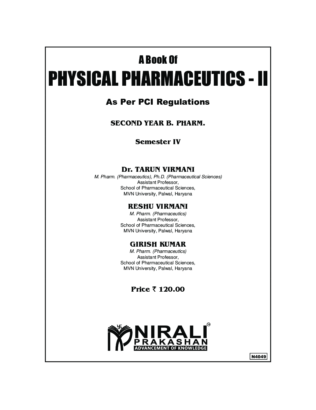 Physical Pharmaceutics - II - Page 2