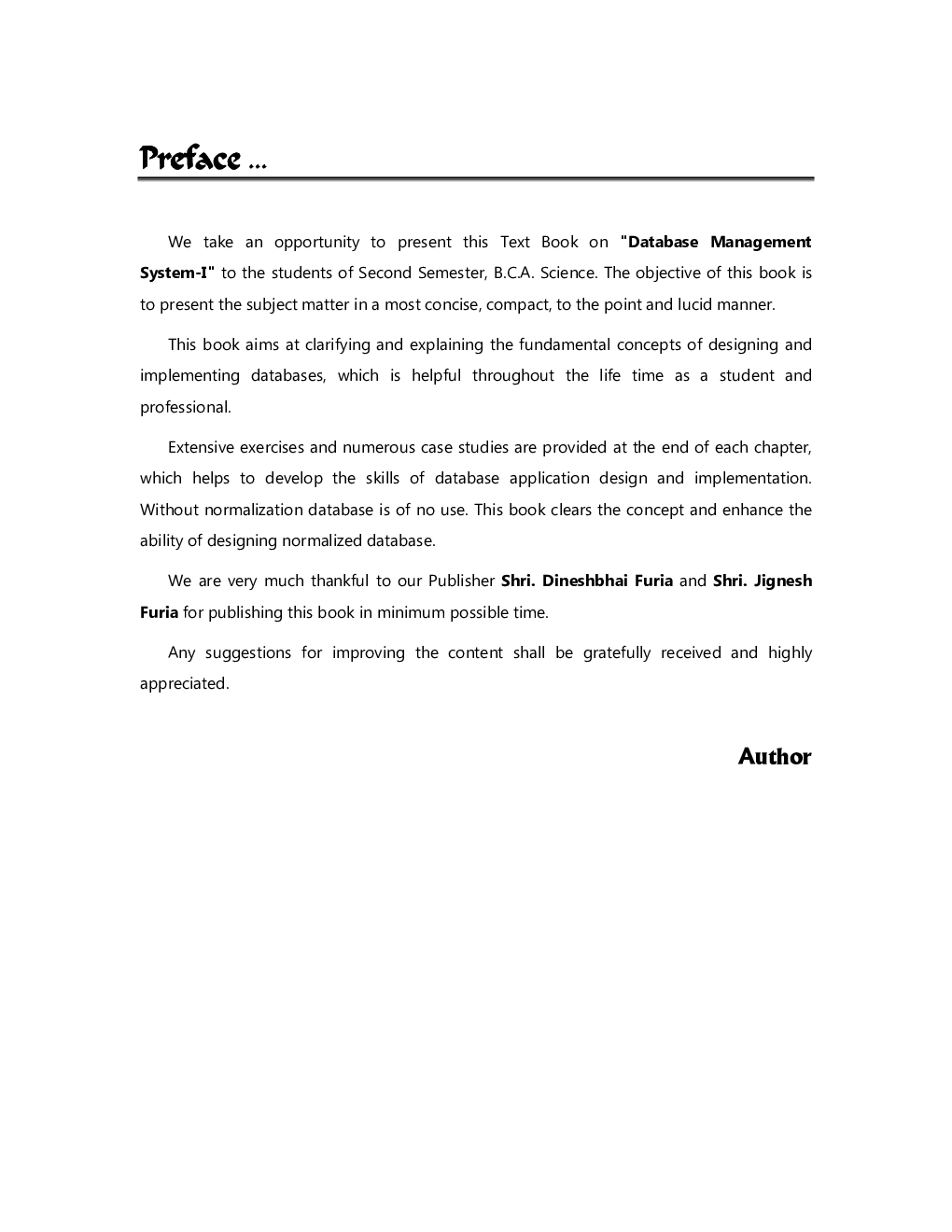 Database Management Systems - I - Page 4