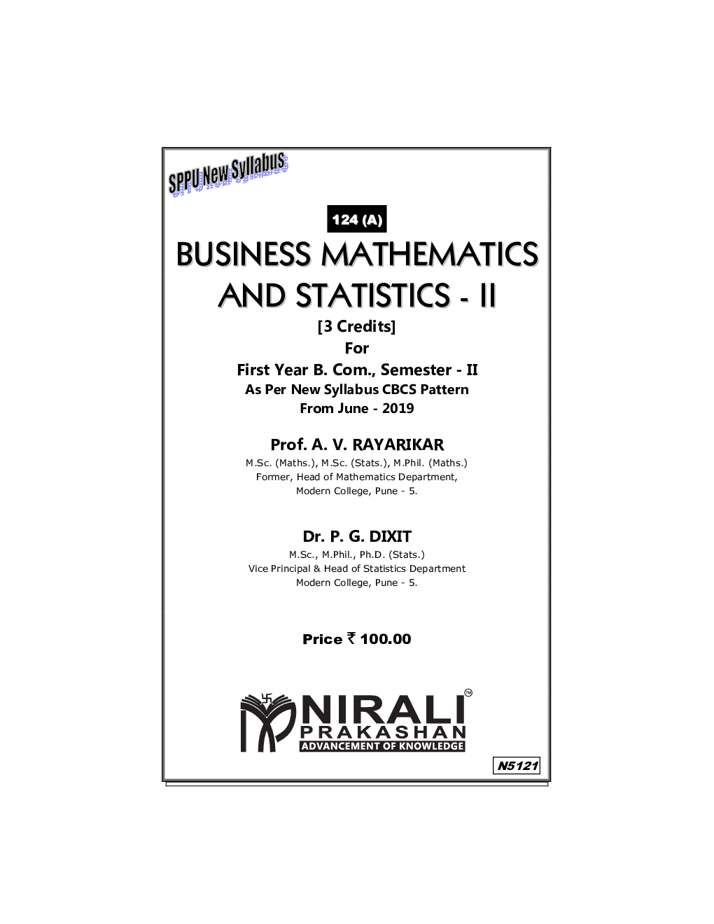 Business Mathematics And Statistics - II - Page 2