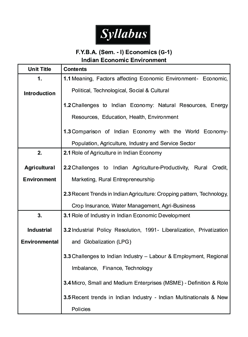 अर्थशास्त्र (भारतीय आर्थिक पर्यावरण) - Page 4