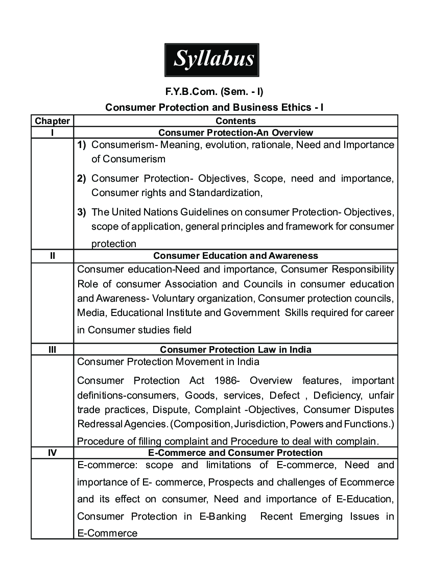 Consumer Protection And Business Ethics - I - Page 4