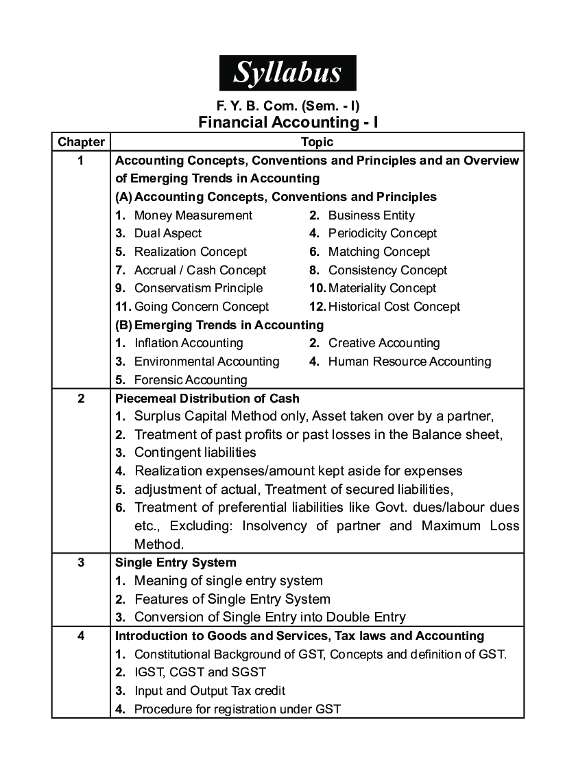 Financial Accounting - I - Page 4