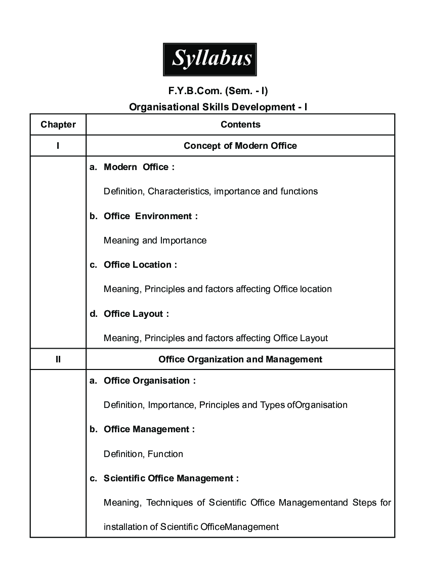 Organisational Skills Development - I - Page 4