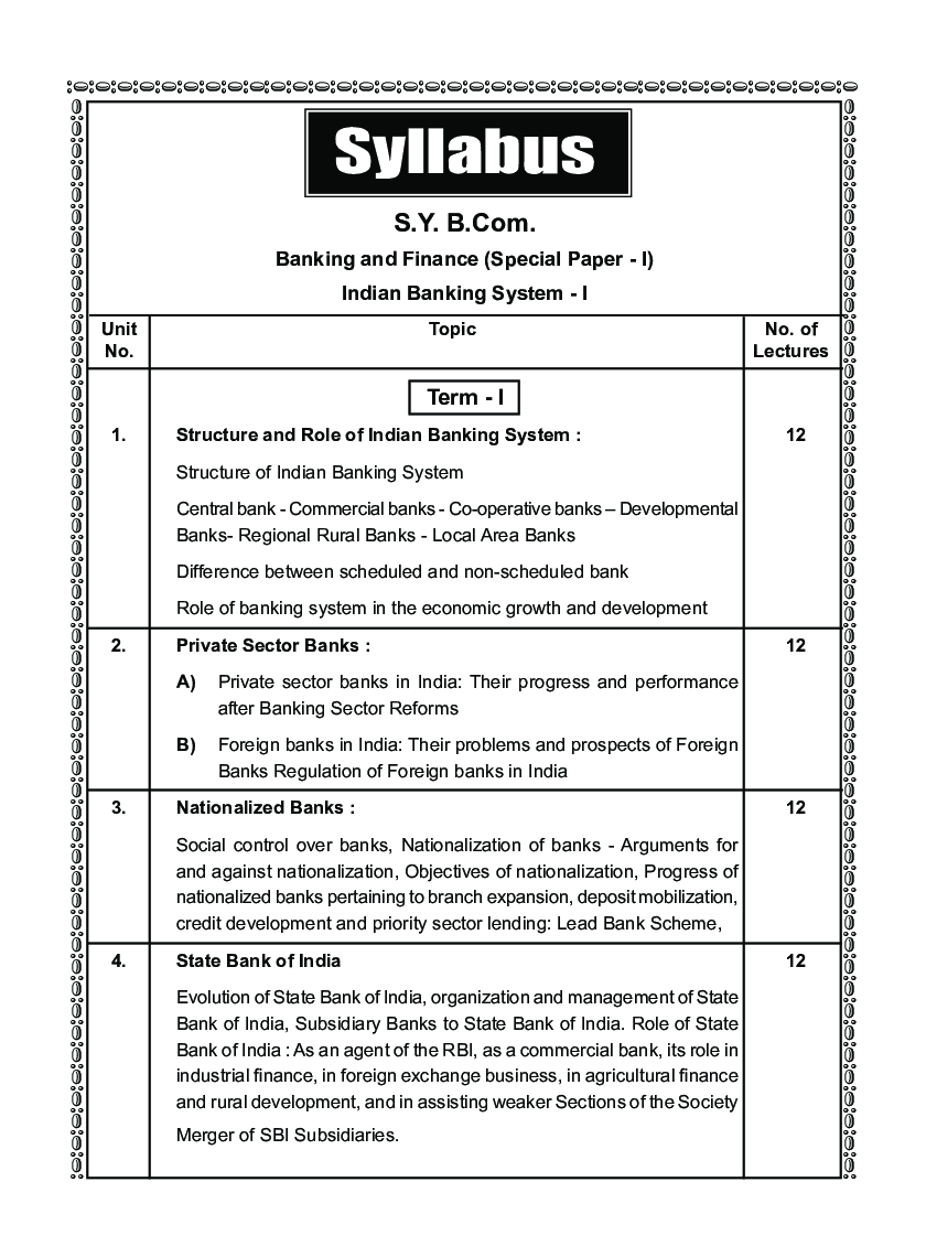 बँक वव्यवसाई अणि वित्तपुरवठा (बँक व्यवसाय प्रणाली - १) - Page 4