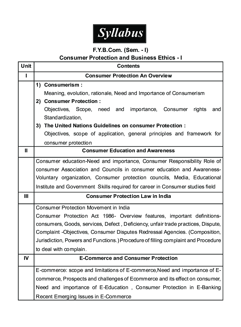 ग्राहक संरक्षण आणि व्यावसायिक नितिमूल्य - I - Page 4