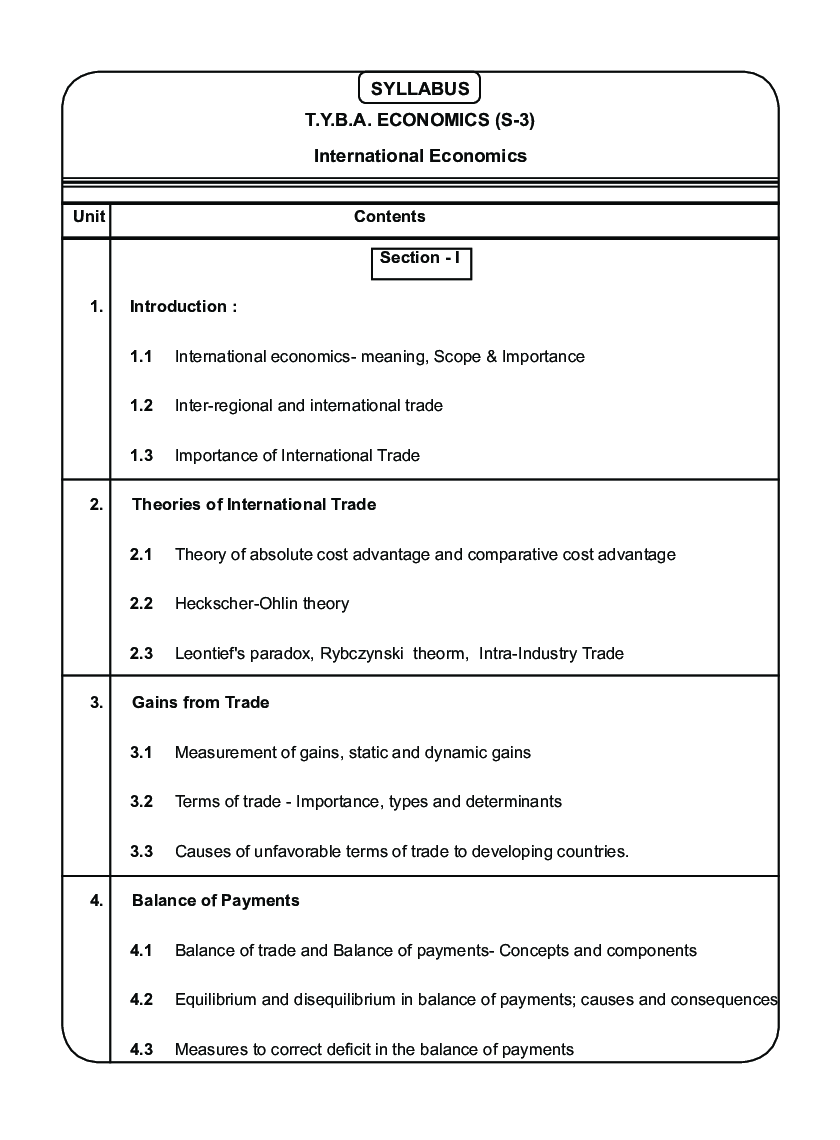 अर्थशास्त्र (आंतरराष्ट्रीय अर्थशास्त्र) - Page 4