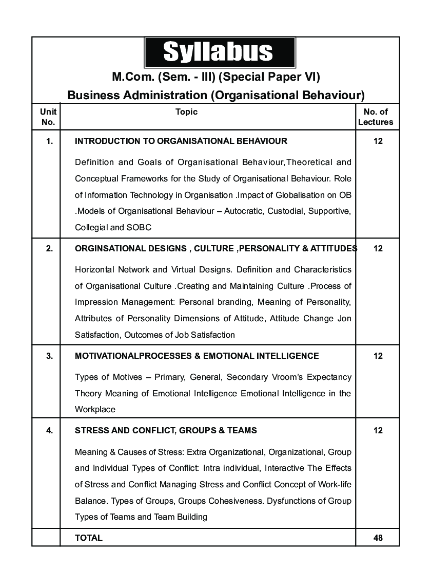 Business Administration (Organisational Behaviour) - Page 4