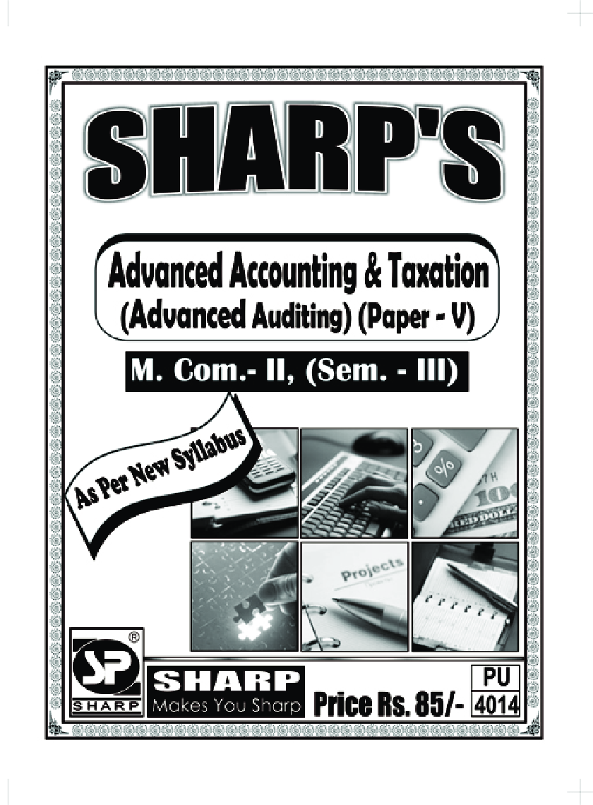 Advanced Accounting And Taxation (Advanced Auditing) - Page 1