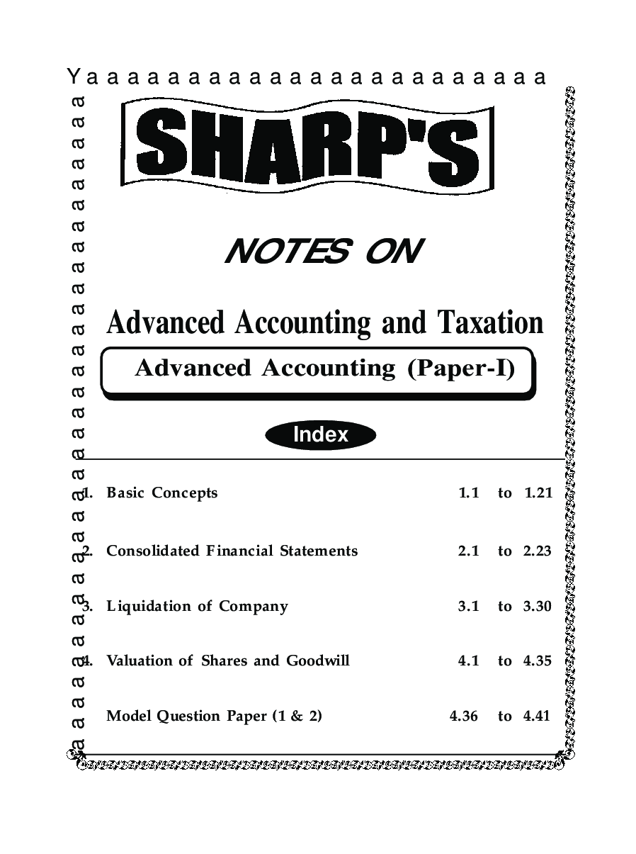 Advanced Accounting And Taxation (Advanced Accounting) - Page 5