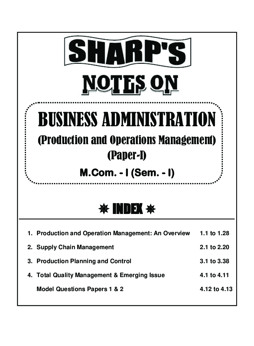 Business Administration Production And Operations Management - Page 5