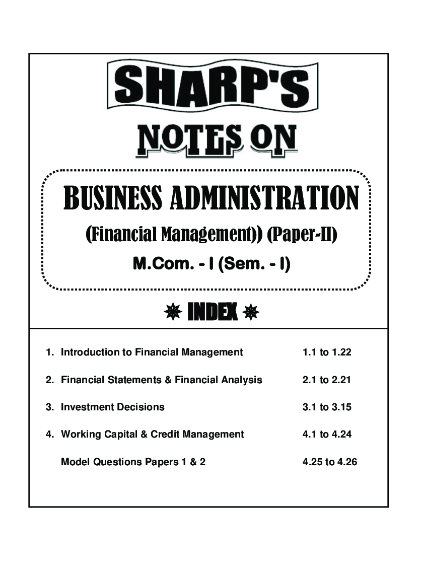 Business Administration Financial Management - Page 5