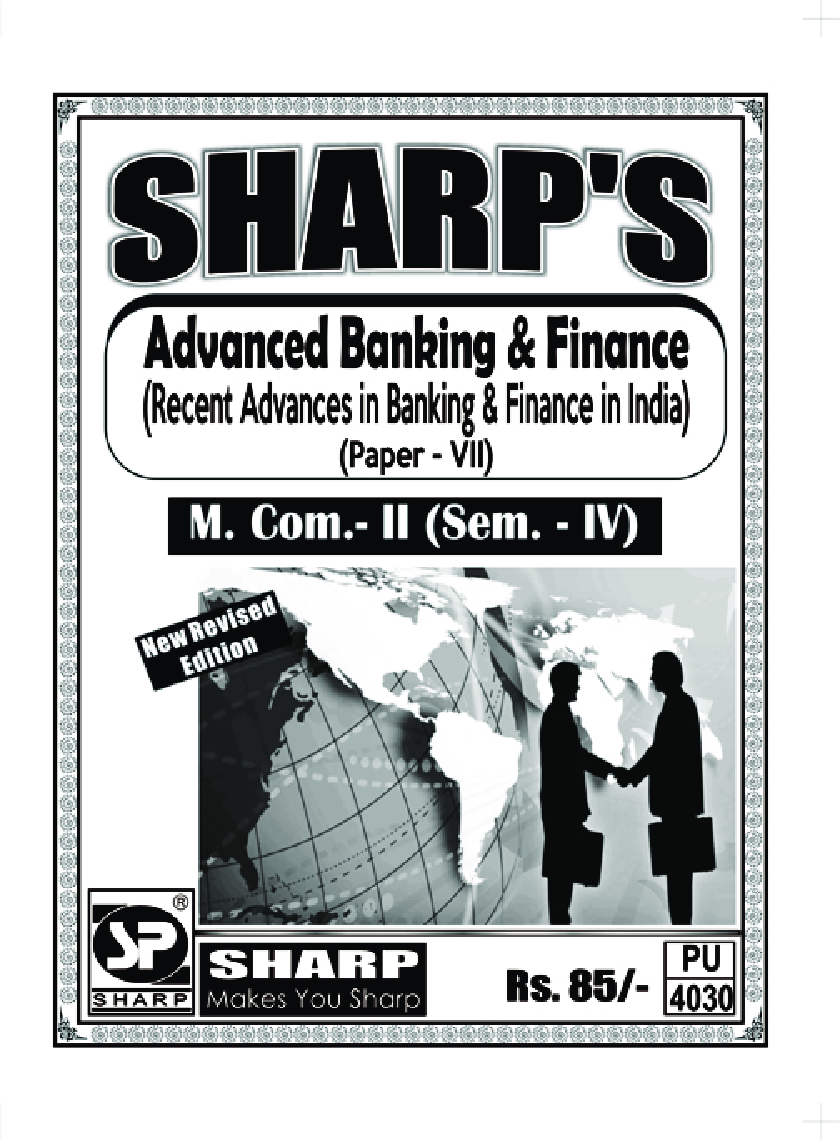 Advanced Banking And Finance (Recent Advances In Banking And Finance In India) - Page 1