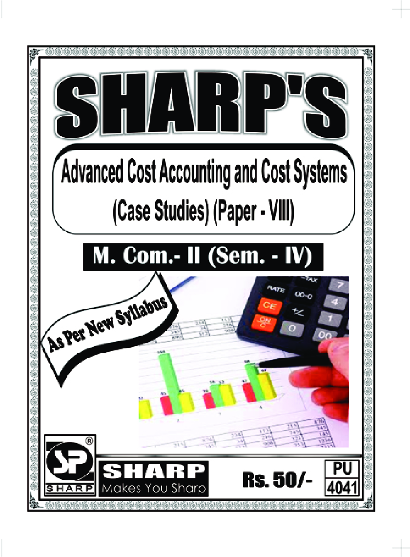 Advanced Cost Accounting And Cost Systems (Case Studies) - Page 1