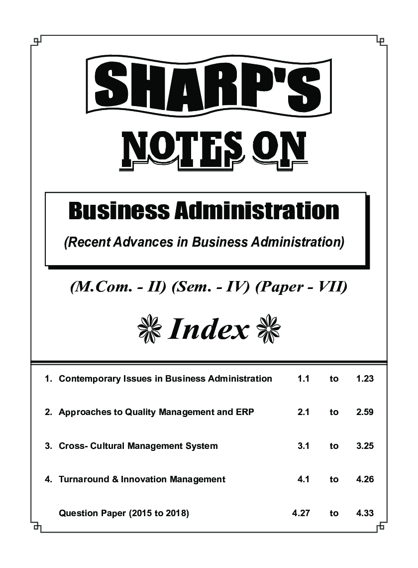 Business Administration (Recent Advances In Business Administration) - Page 5