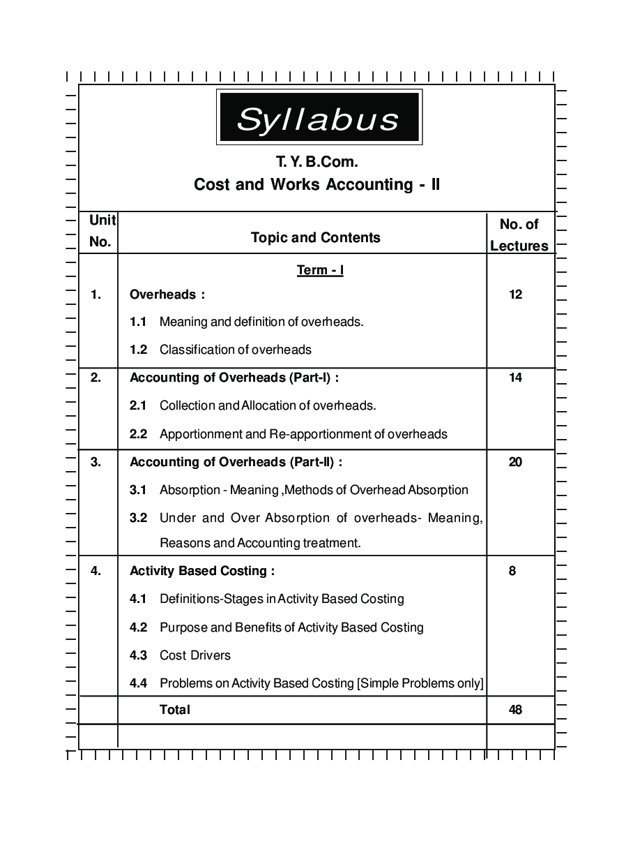 Cost and Works Accounting - II - Page 4
