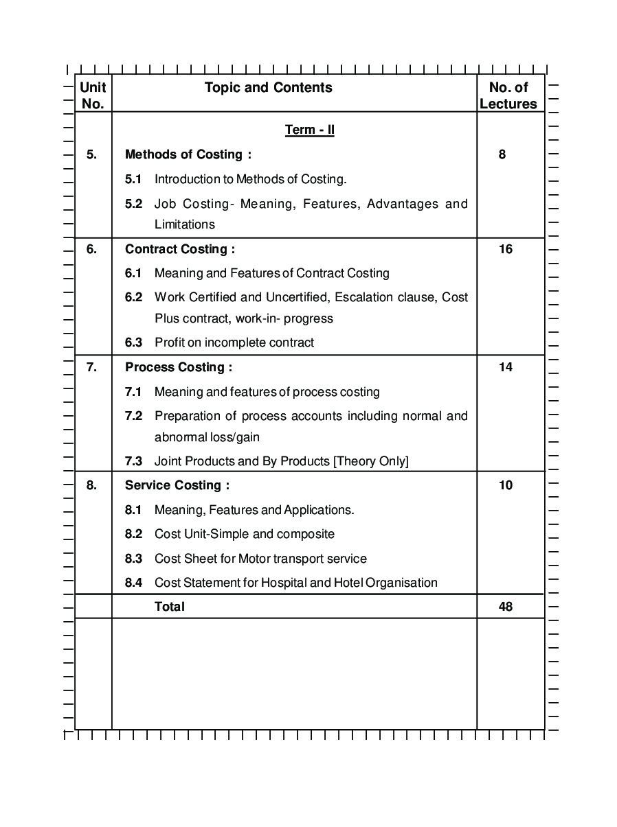 Cost and Works Accounting - II - Page 5