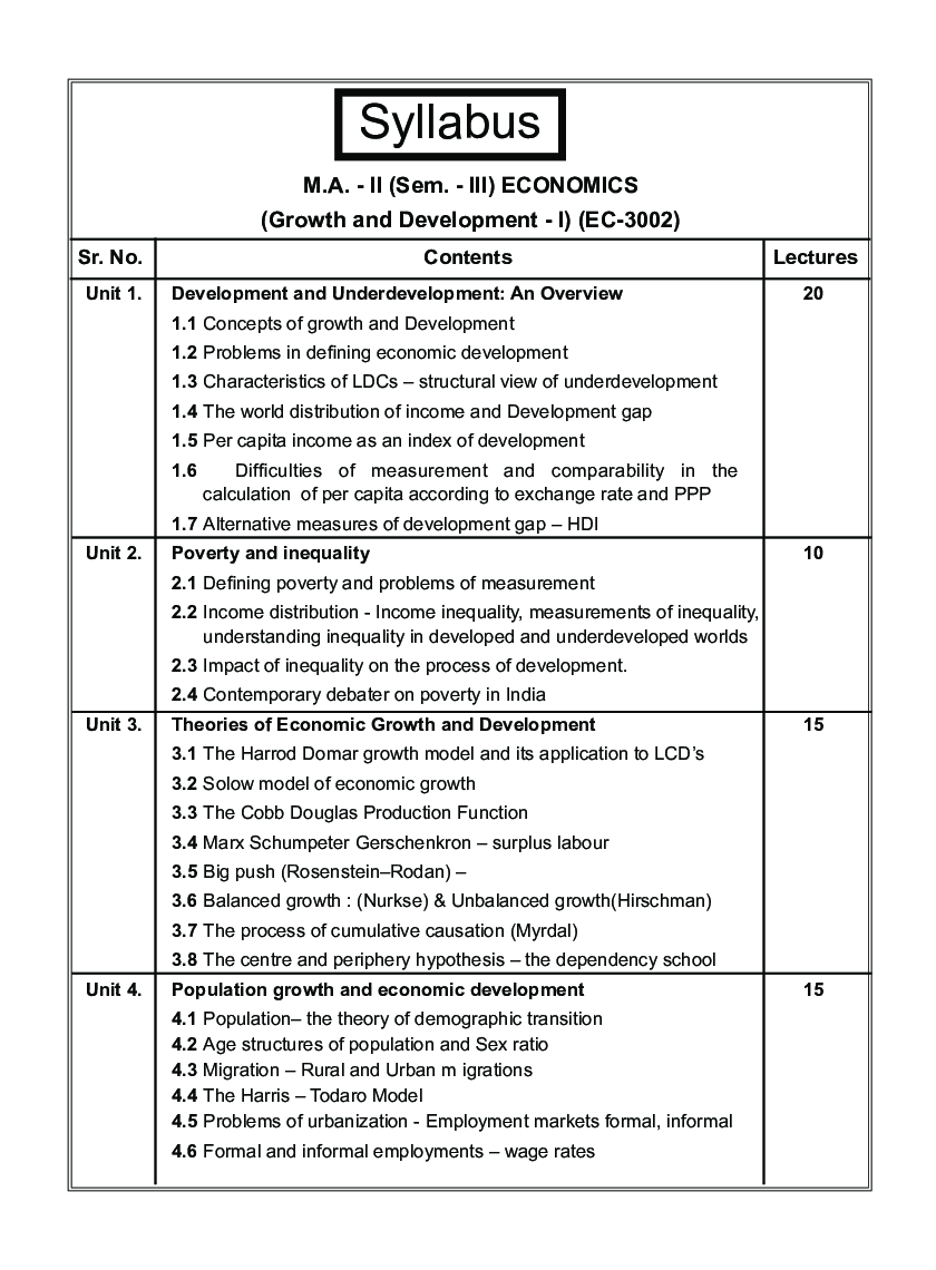 अर्थशास्त्र ( वृद्धि आणि विकास - I) - Page 5