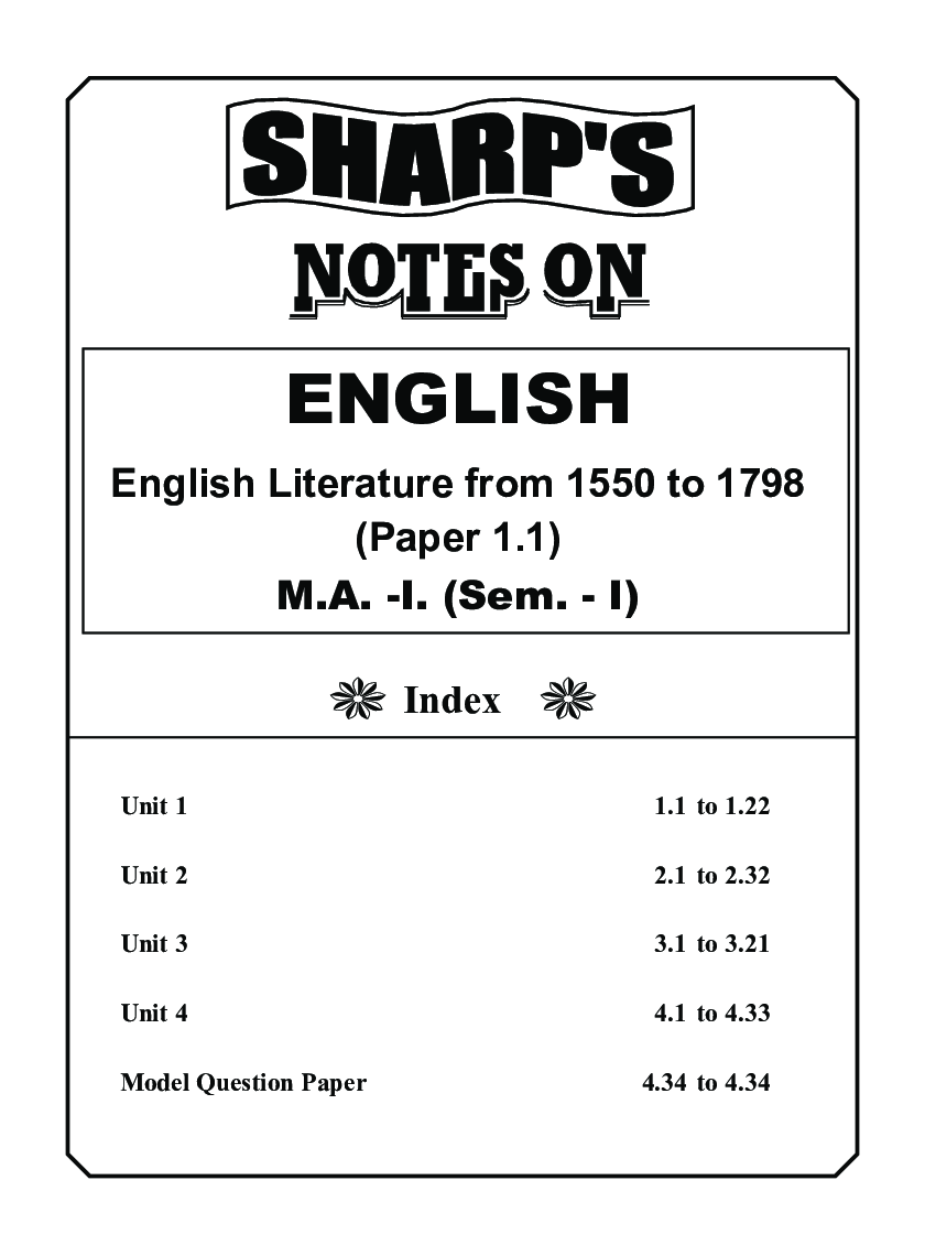 English (English Literature From 1550 To 1798) - Page 5