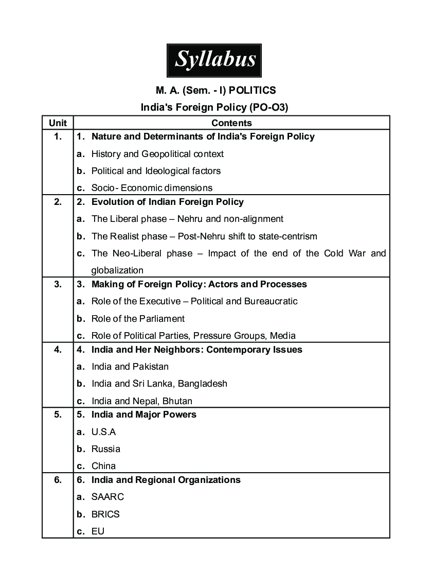 राज्यशास्त्र ( भारतचे परराष्ट्रीय घोरणा ) - Page 4