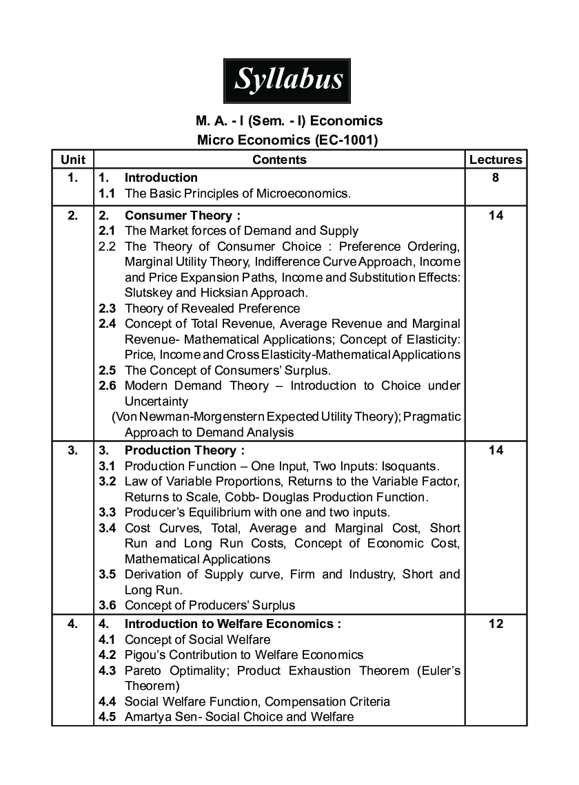 अर्थशास्त्र (सुक्ष्म आर्थिक विश्लेषण - 1) - Page 4