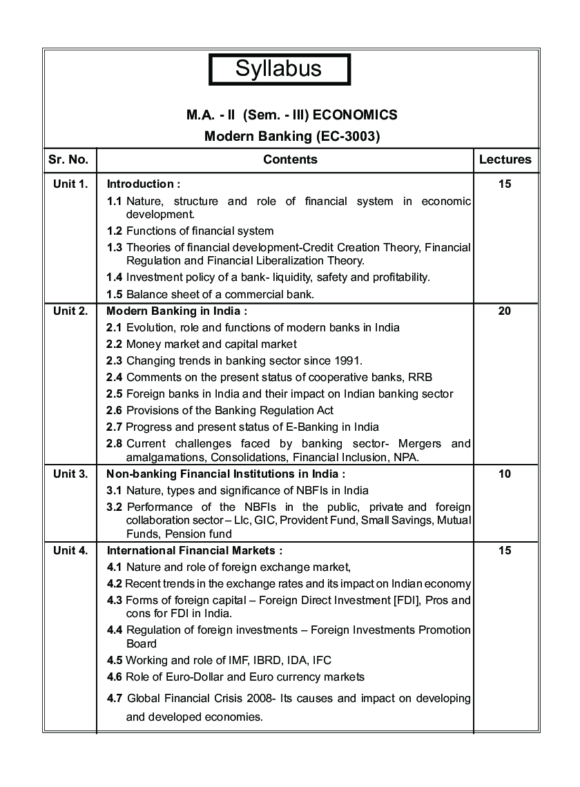अर्थशास्त्र (आधुनिक बँक वव्यवसाय ) - Page 5