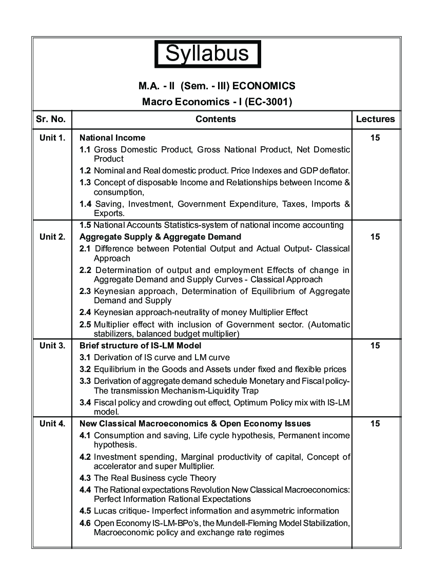 अर्थशास्त्र (समग्रलक्षी अर्थशास्त्र - I) - Page 5