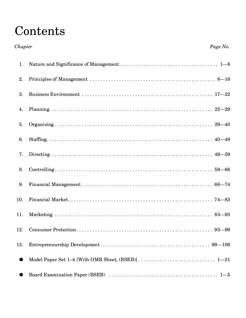 Model Paper BSE Board Chapterwise Question Answer For Class XII Business Studies (For 2020 Exam) - Page 5