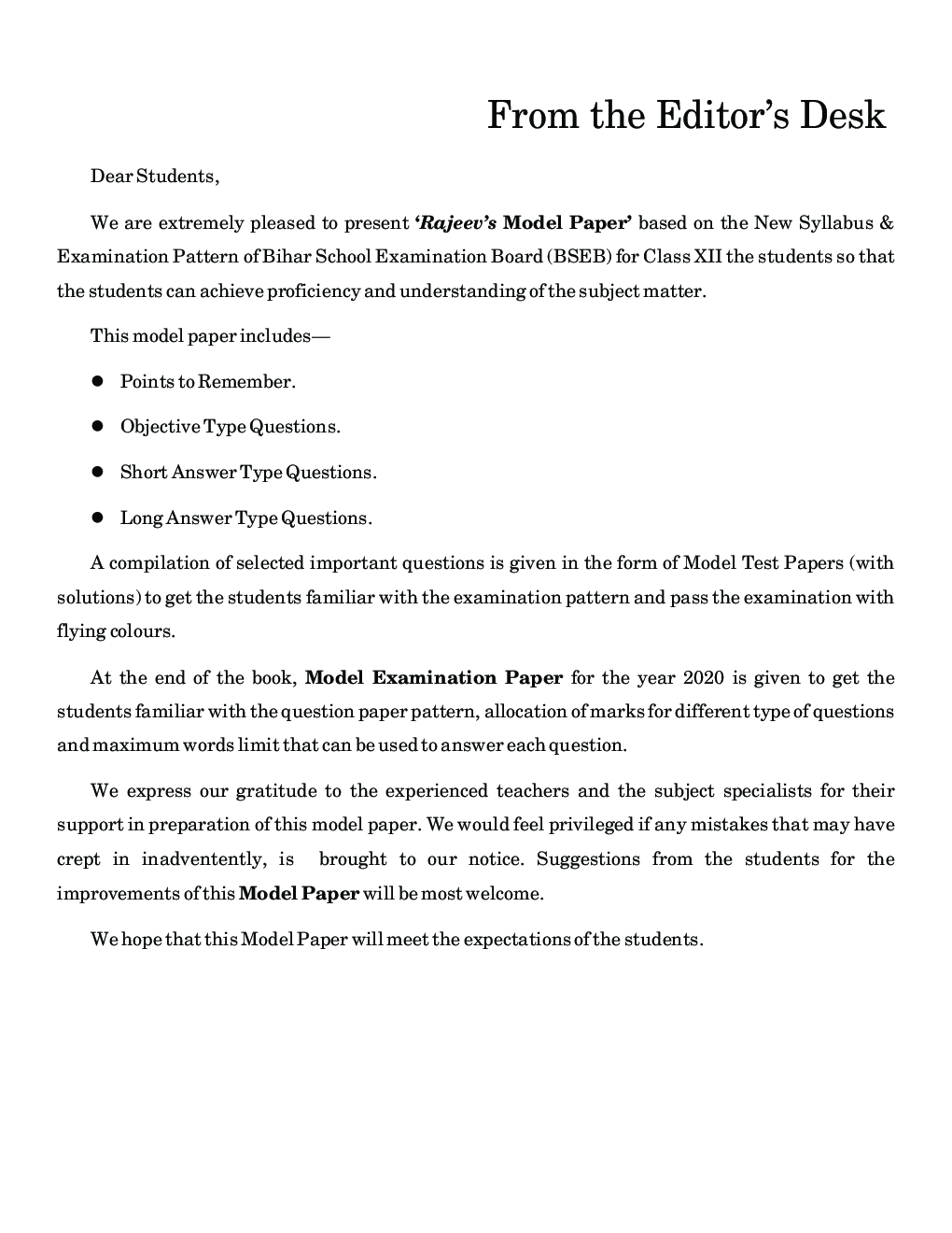 Model Paper BSE Board Chapterwise Question Answer For Class XII Entrepreneurship (For 2020 Exam) - Page 5